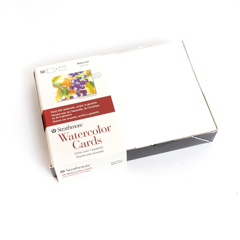 Strathmore, Creative Cards, Envelopes, Watercolor, 5"x7", 50 Pack